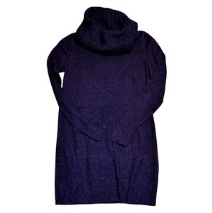 H&M Ultraviolet Chunky tunic, turtleneck, sweater dress size small